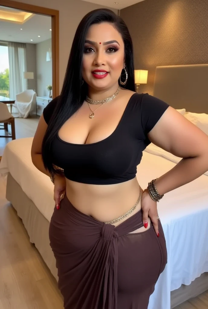 Bikini top, large cleavage