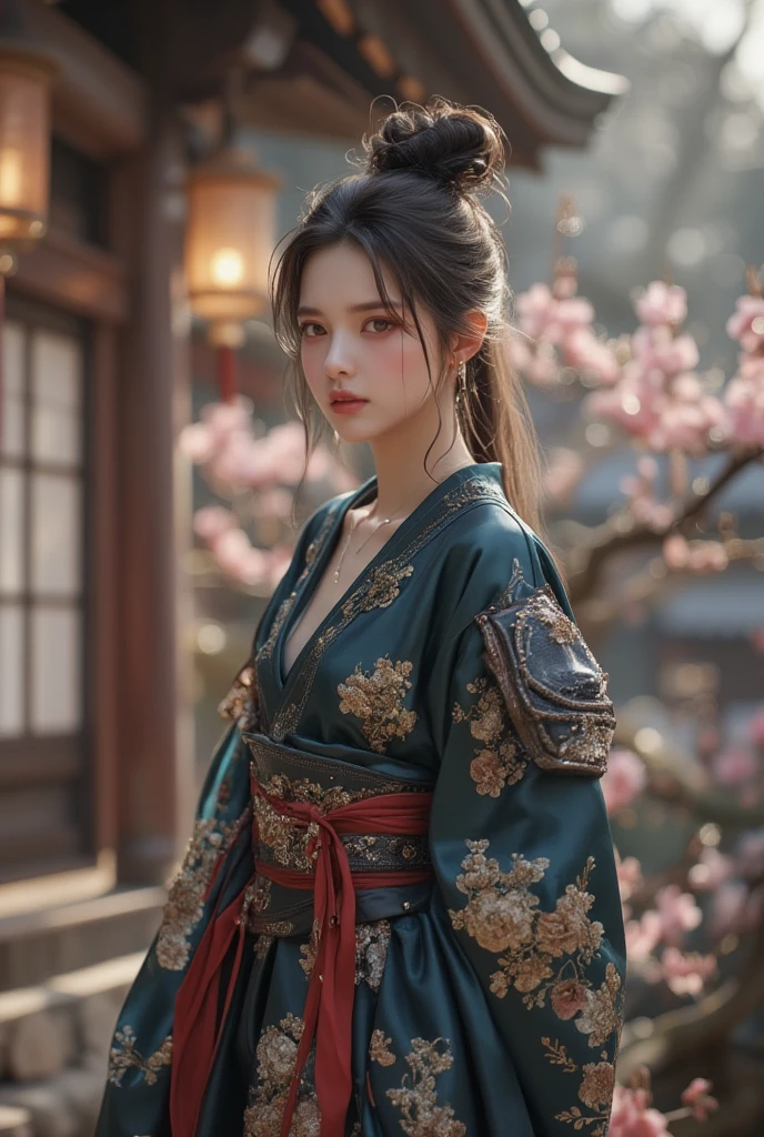 best quality, masterpiece, intricate details, raw photo, photon rendering, octane render, absurdres, ultra detailed, detailed face, detailed skin, trending on artstation, 8k masterpiece, cinematic lighting, 1 girl, solo, in a chinese dress, Fox ear, concept art by Kamagurka, furry art,  lying, looking at the viewer, wlop and sakimichan, fox nobushi, exposed the whole body，PerfectNwsjMajic，