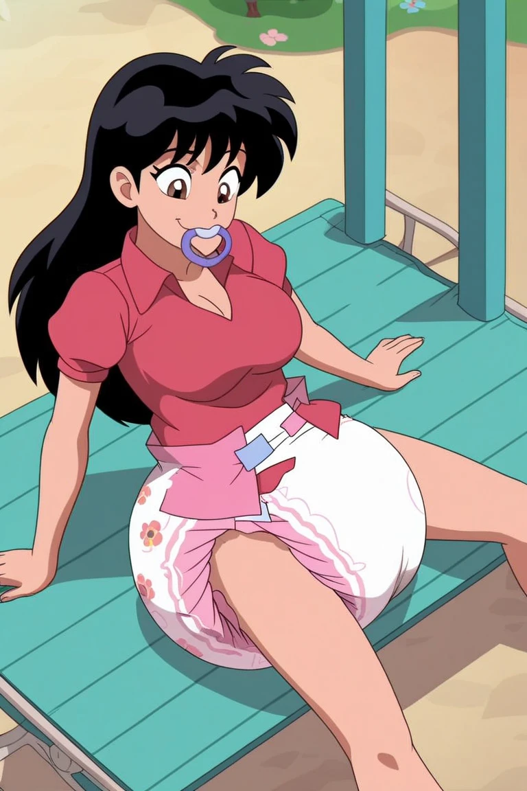 Kyoko,score_9,score_8_superior,score_7_superior,sauce_anime,One girl,alone,ステージsuperior、Exposure to lighting、Yukata、Spread your legs,Dew panties,Lying down,Sad face,:d,arms_behind_return,
