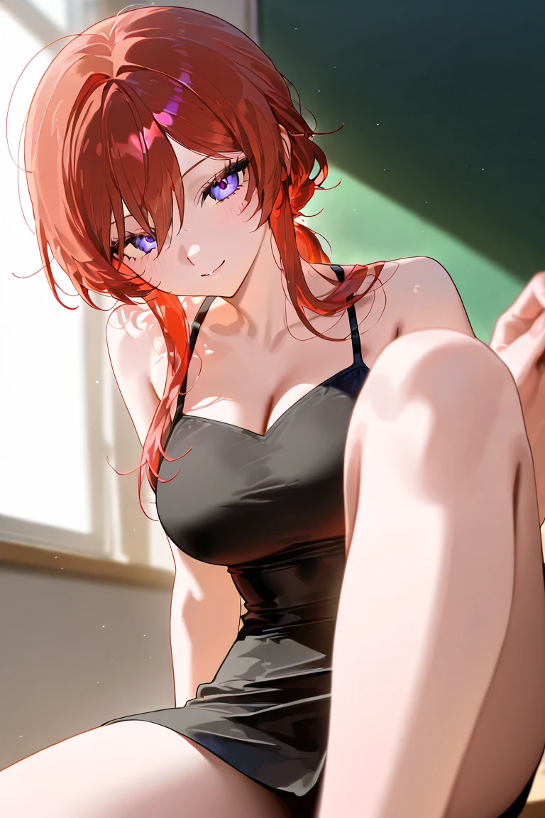 -Miku-season2,long hair,anime coloring,anime screen capture, sleeveless sweater, cleavage, micro skirt,whole body,beautiful toned legs,large breasts,downtown,masterpiece,best quality,super fine illustration,shiny skin,detailed skin,detailed face,detailed eyes,an extremely cute and beautiful