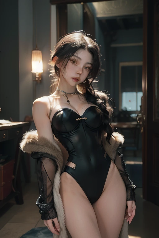 1girl, 23yo, cosplay Tornado(One-Punch Man), realistic