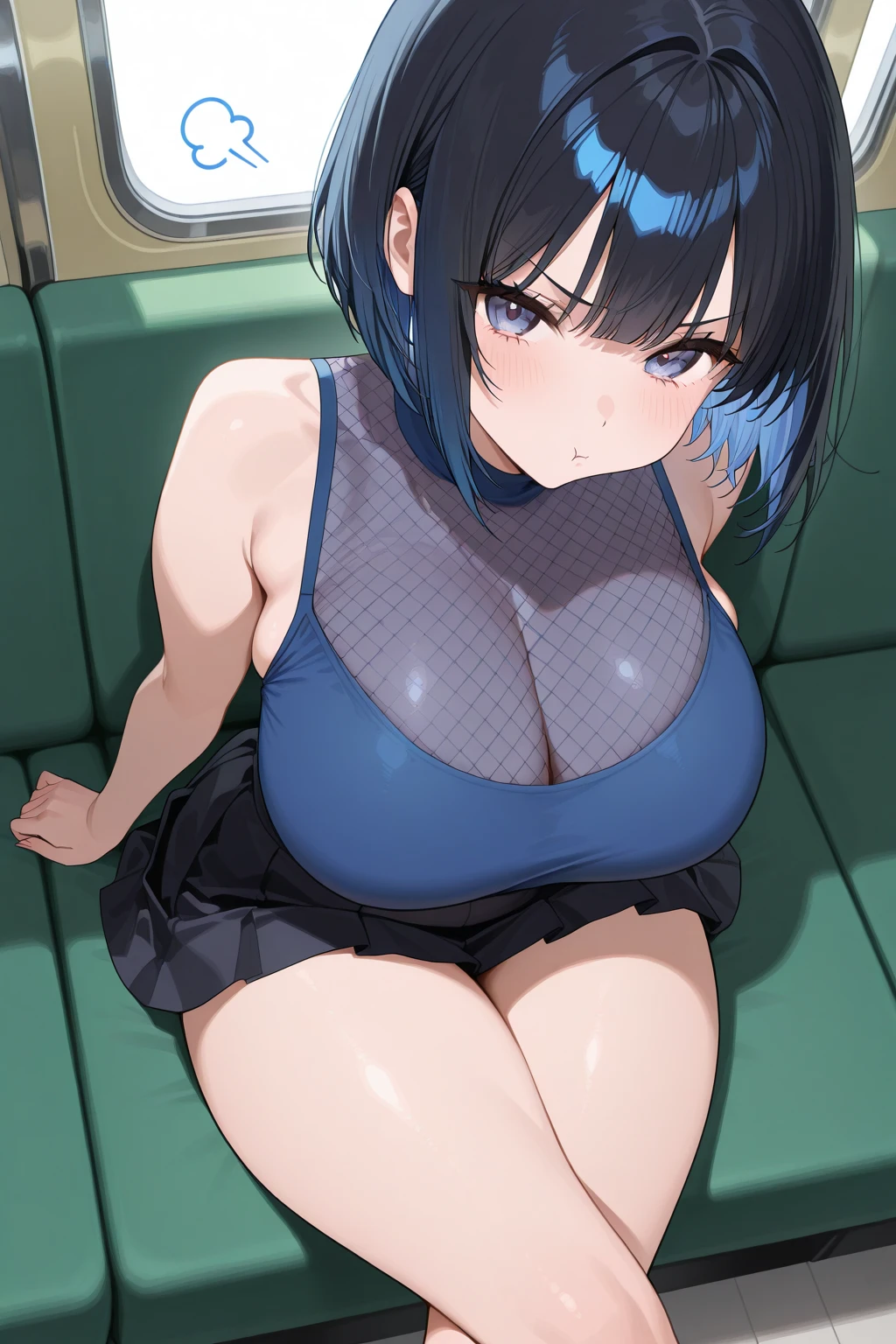 The best super busty、older sister、Beauty、Black Hair、Cleavage、mini skirt、Thighs、high resolution、Ultra HD、Knee socks、Absolute area、train、seat、Armpit、Close-up、Voyeur、両Armpit上げ、Sexy、pregnancy、Belly bulge、slender、Titty fuck、uniform、Armpitチラ、hot pants