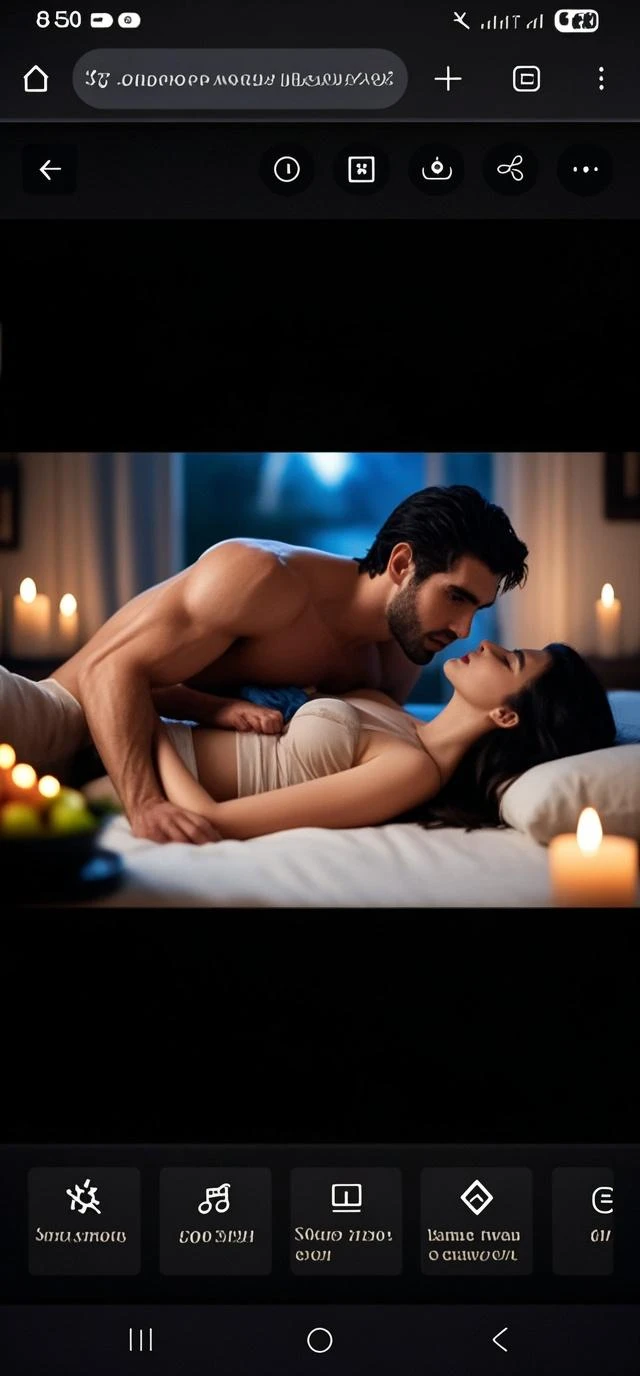 A India'  doctor in bra and panty kissing a man patient 