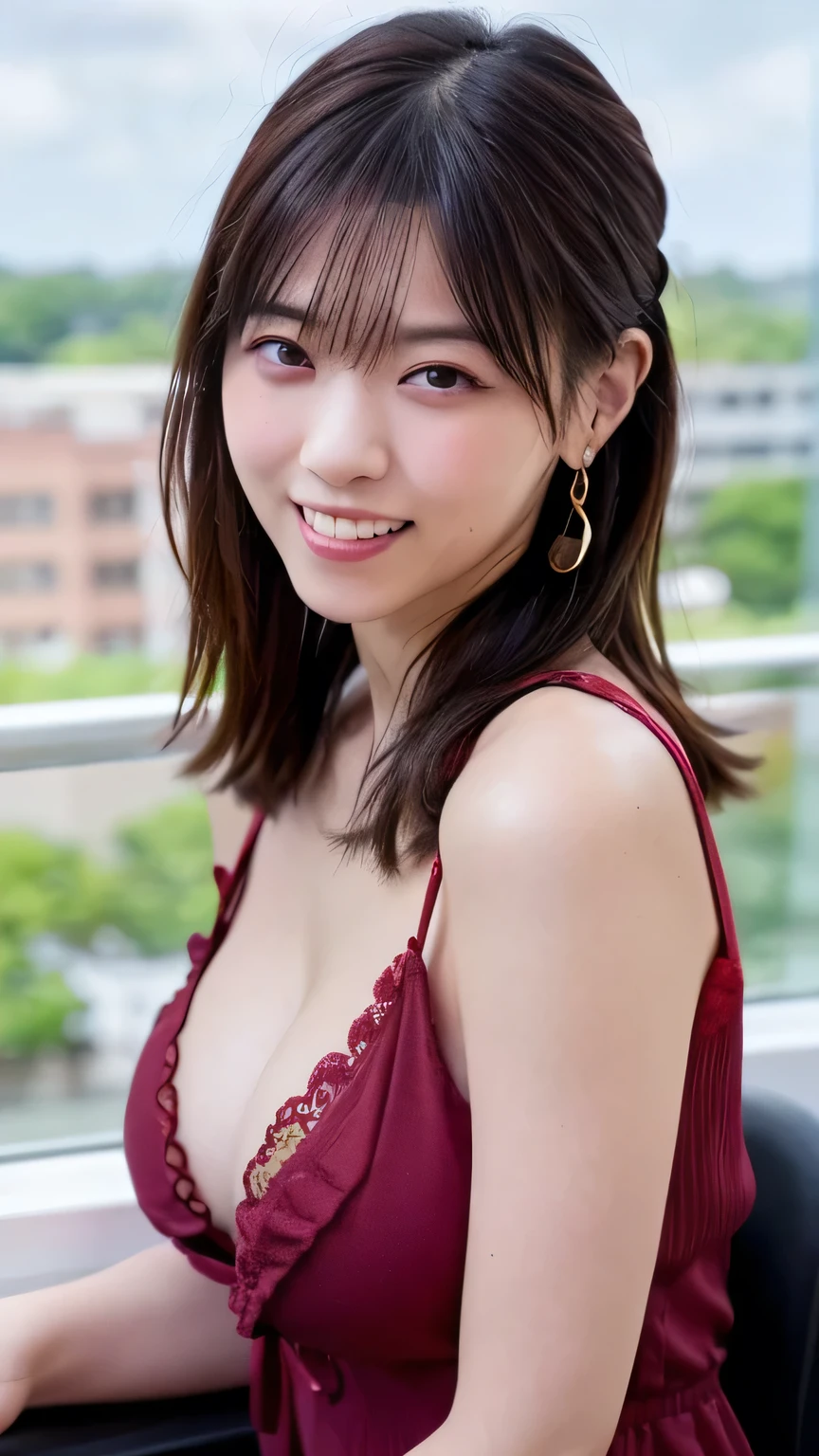 最high quality,Very detailed,finely,High resolution,8K壁紙,Perfect dynamic composition,Young Japanese Woman,Age 25, Black Hair, thin, 4K, 8K, high quality, beauty, smile, White teeth,Beautiful Eyes, Characterized by simplicity, High resolution,1 person,Japanese Idols,Large Breasts,Landmine Makeup,Red cheeks,M-shaped legs,With legs apart,sexypose,Naughty pose,tatami,Japanese-style room,naked