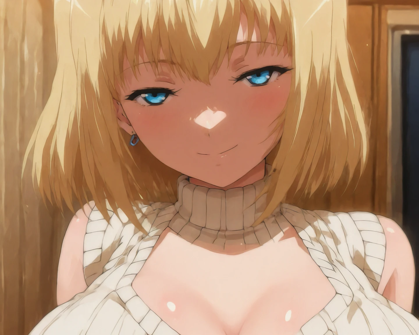 (masterpiece) (((((Highest quality))))((high resolution))))), Very detailed, Ultra-realistic, 、、、((((The background is a city))))、、(Big Breasts)、、Around town、building、tourist、Cowboy Shot、Embarrassed.、Blonde、Red Eye、Long Hair