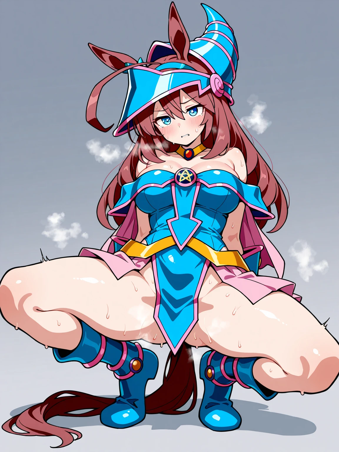 masterpiece, best quality, cute eyes, 1girl, solo,  ((white background)), full body, multiple views, boots, sword, sex from behind,