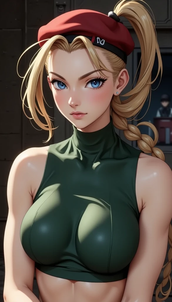 ((masterpiece,best quality)),1girl,beautiful detailed eyes, detailed face, blonde,long hair,small sized breasts, showing armpits and pussy half naked.