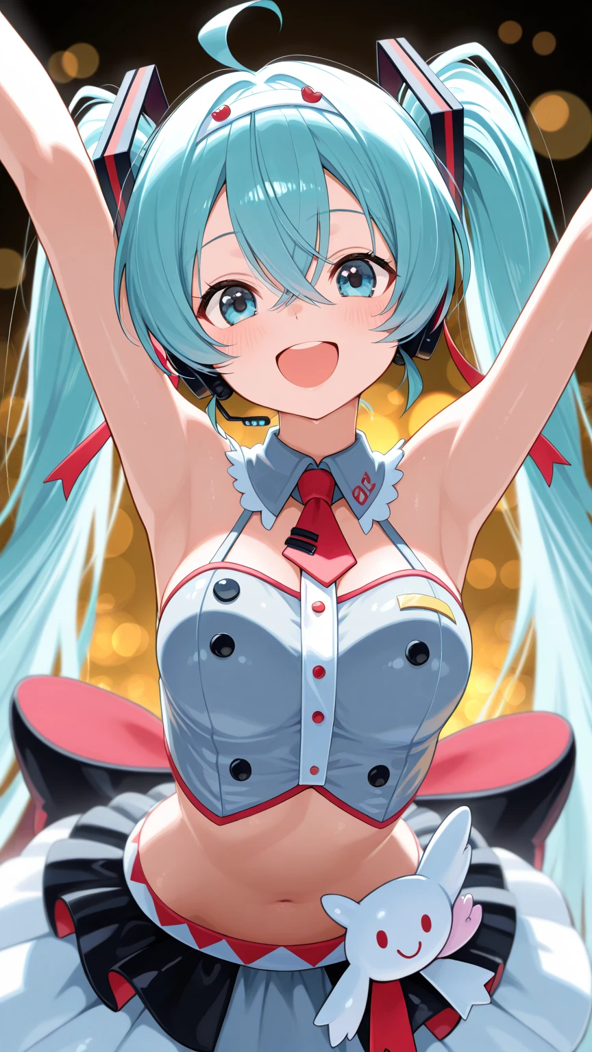 (Highest quality:1.2, Very detailed, Ultra-high resolution, masterpiece:1.2, Light in color, Soft Focus:1.3, Best aesthetics), (((1 girl))), Beautiful woman, , JK, Body net, translucent, attractive, Detached collar, Dress Lingerie, (Blue Hair, Long Hair, blue eyes), (Hand waving pose:1.4), smile, Stick your tongue out, Detailed eyes, delicate, dream-like, Surreal, Nightclub, bar counter, Ahegao:1.4, Soft Light, A graceful gesture, Shallow depth of field, Bokeh:1.4.