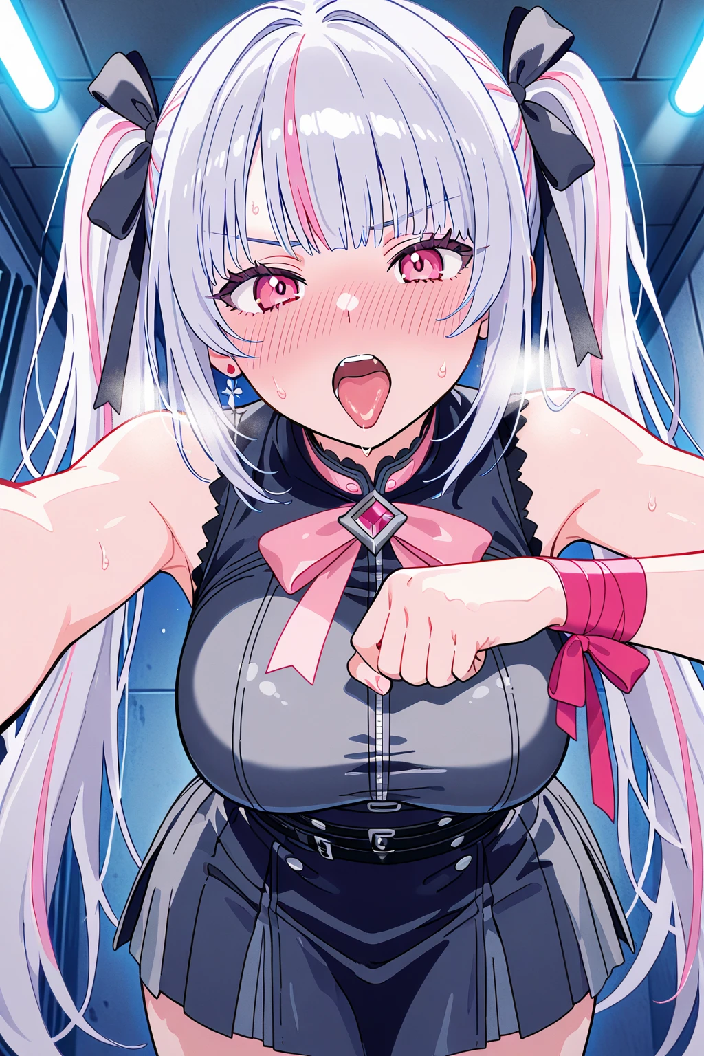((solo girl)),((Perfect body,))((Super beautiful,))((High quality,)), (sweaty,) (wet all over,) blush,saliva, steam,((idolmaster yuukoku kiriko,half twintail hair)),((full nude,)),collar,pov, Looking at Viewer,solo, breast,pov, Looking at Viewer,Heavy breathing,saliva, sweat,Rough breathing, sweaty body,Blushing, (((Sweaty and wet all over))),Sweaty body,in hotel room,(nipples visible through clothes,), (collar,)ejaculations,pov, Looking at Viewer,,shiny glossy,Heavy breathing,saliva, sweat, Sweaty and wet all over,Rough breathing, sweaty body,((nsfw,opening crotch in a crouching posture,))semen dropping pussy,penis in pussy,cowgirl position,sex,((face focus,face CloseUP))open mouth,tongue out,kissing,incoming hug,incoming kiss,ohogao,rolling eye