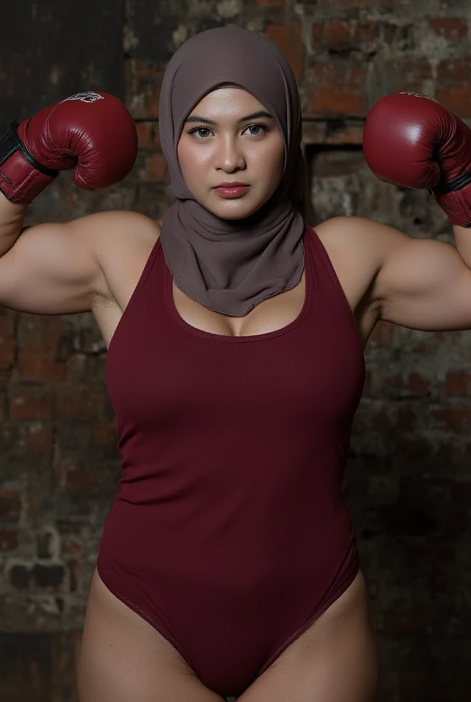 ((Realistic Face:1.3)), ((HALF BODY PORTRAIT)), ((VERY SHORT PLAID SKIRT:1.3)), ((ANGRY FACE EXPRESSION:1.3)), ((SHORT HIJAB)), ((Gigantic tits:1)), (dynamic photograph of a 68 year old Indonesian woman), (highly detailed face:1.4), (vascular muscles and abs:1.4), ((Dark background)) (8k, uhd, dslr, high quality, cinematic lighting, bokeh), (((sexy sultry stare at camera:0.8))), ((she is ready to dominate you:0.5)), ((beautiful feminine face)), add_detail:1,