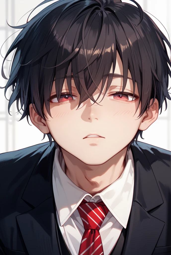 1boy, brown hair, black eyes, bloody hands, japanese , crazy expression, school setting, snowy, yandere, bloody, possessive, japan, tall boy, , uniform, japanese, short hair, male, anime, anime boy, control, marionettes, marionette, in school, controlling marionettes, classroom, back POV, back angle, dark, bloody walls, blood, bleeding, close-up, close-up angle, close-up POV, adult