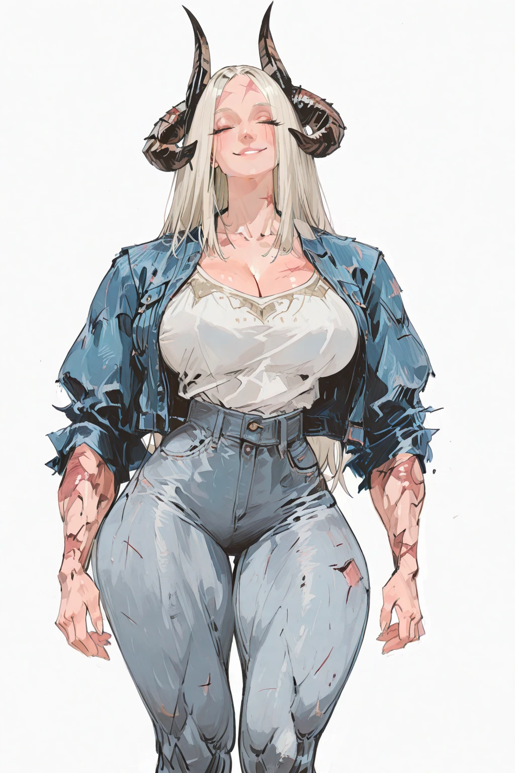 ((1woman)) whole body, standing, gray skin, drow, elf, 1 girl, maduro, purple eyes, by white, black bikini, ABS, Large knockers, tattered rags, chain collar, stomach tattoo (red tattoo)