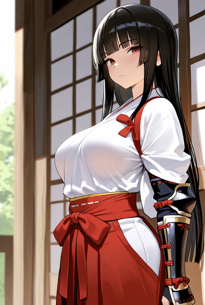 In the heart of Japan, a masterpiece 8k wallpaper photograph unfolds, capturing the essence of a young and beautiful 14-year-old Nezuko Chan. Measuring 145cm in height, her  frame boasts a slim waist and thin thighs, setting a stark contrast to her full-figured attributes - a flat and smooth abdomen, large-size full breasts, and a plump, round butt.

Her face, a true work of art, boasts intricately detailed features, including a beautiful Japanese countenance, radiant white skin, and captivating big brown eyes. Nezuko's mane is a