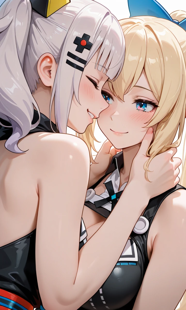 score_9, score_8_up, source_realistic, Realistic photo, photo, real, Realistic, score_9, score_8_up, score_7_up, source_anime, score_9, 2boys, 1girl, cooperative fellatio, aether genshin impact, lumine genshin impact, aether and lumine, looking at viewer, smiling, gay, assisted fellatio, siblings, brother and sister