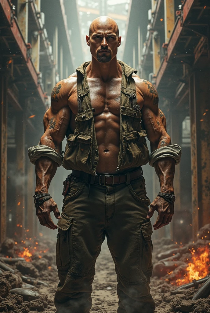 ((fullbody_homoerotism_nsfw)
reflect the strength and masculinity of latino , 20 years old, workers shirtless, barefoot, Caucasian ethnic physical characteristics
1. Industry: Oil
Background: Offshore oil platform.
Leg Position: Spread apart, in a balanced stance.
Arm Position: One arm lifting a heavy tool, the other resting on the hip.
Action: Adjusting a valve.
Color Palette: Metallic tones and dark blues.
Facial Expression: Focused and determined.
Model’s Facial and Physical Characteristics: Angular face, stubble beard, muscular.
generate the image with atmosphere of enthusiasm (( Highlight the rippling muscles smiling, their bodies glistening with droplets. The focus should be on the men's powerful physique, the background should be blurred to create a sense of movement and energy. evoking the strength, symmetry, beauty of the male body.)) by Aaron Horkey and Jeremy Mann, masterpiece, best quality, Photorealistic, ultra-high resolution, photographic light, illustration by MSchiffer, fairytale, Hyper detailed A mixture of photography and painting, simetryc Composition, Perfect Divine Proportione, 8k resolution fullbody image, oil painting intense dark colors palette A young man, cinnamon skin, latino, smoth body, thin face, straight nose, thin lips, square chin, large light black eyes, short black wavy hair, in roberto ferri style, aesthetic slim athletic body, realistic skin, gorgeous, detailed tonned muscles, barefoot, perfect anatomy, muscled fitness body, Young man, perfect anatomy, , energetic splendid, Barefoot, naked, small flacid penis, slim and detailed muscles, shirtless, pantless, fullbody, wearing sandals, the composition of shadows and lights give an atmosphere of spaciousness, Intense Look at a fancy room: