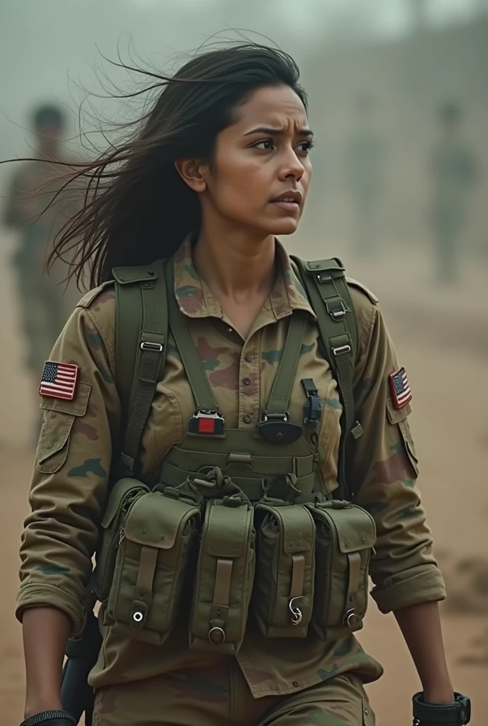 medium full shot,Pretty photo of Golshifteh Farahani,perfect anatomy,medium breast,dressed like a commando,Cinematic lighting, extremely realistic, 8k, insane details, intricate details, beautifully color graded,Color Grading, Editorial Photography, Photography,sharp focus, taken with a 60mm lens, ISO 300, f/4, 1/200th -