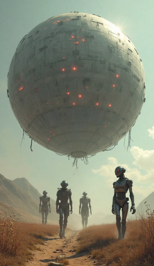 A group of astronauts land on a strange planet, The planet is inhabited by aliens ,Their lives are very advanced , There are many exquisite buildings here , Their transportation methods are complicated and advanced