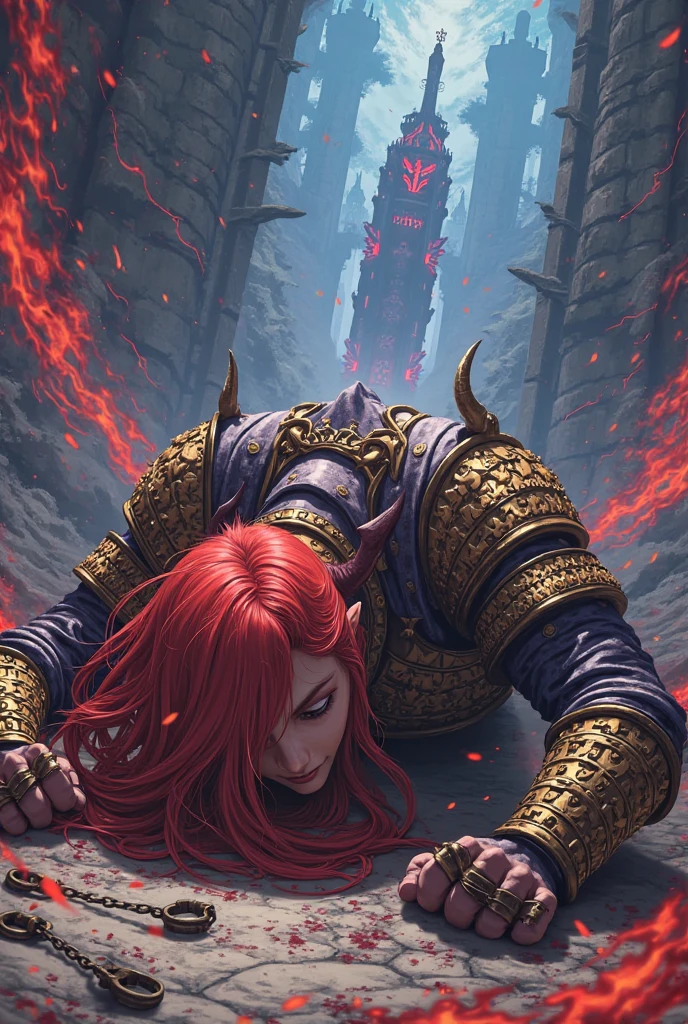 (Surrealism, complex background:1.1)ultra detailed, beautiful and aesthetic, masterpiece ,best quality:1.3,full body, slim abs ,shiny skin ,ultra-detailed face, detailed eyes, lustrous lips ,subtle smile, red tones, realistic style with fantasy elements,Restraint,Lying,break,nsfw(2man and 1woman,having sex))+boy on top,rap〇,vaginal penis,BDSM, Restraint feet, restrained arms, Bound, chains, tied with chains, restrained body, Unable to move, bondage chains, Tied up, bondage chainsondage Restraint,18 year old,{{{small breasts}}}small body,(dark tan skin), (dark-skinned female, tanned)short cut,bright red hair, burning eyes, realistic eyes,charming realistic characters,(red sexy,burning dress)swet, Spread legs, , Pubic hair,Crying fece,vaginal,1boy,cum on body,a large amount of semen,pussy juice,pussy cum,