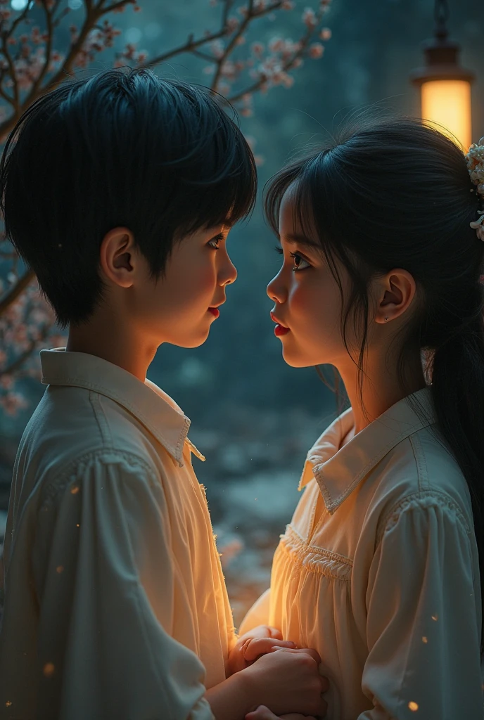 beautiful teenage girl in school uniform, Cradling unconscious man, detailed face, beautiful detailed eyes, beautiful detailed lips, extremely detailed face, long eyelashes, photorealistic, 8k, highly detailed, masterpiece, cinematic lighting, dramatic lighting, moody lighting, muted colors, warm colors, realistic skin tones, intricate details, realistic fabric textures, hyper realistic