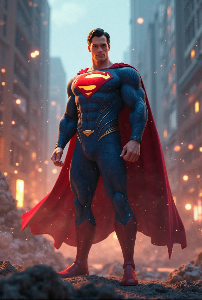 Create a super hyper master supreme mega realistic image of all superheroes in one body