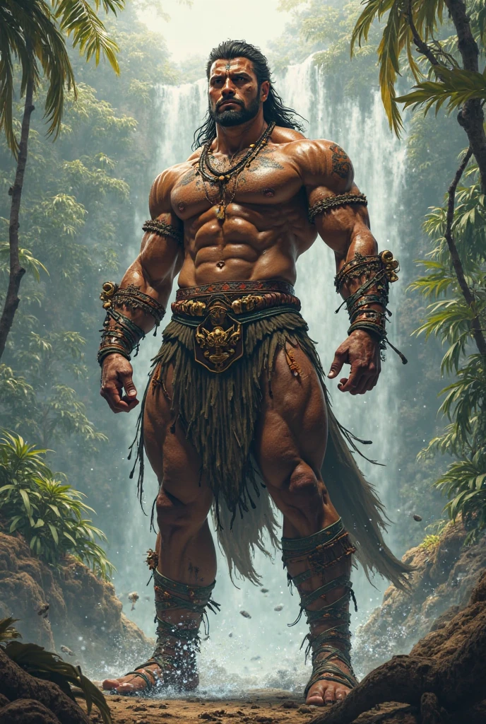 ((masterpiece)),((abs)),male_focus, solo, (nidalee)
ultra detailed
(Cosplay)
Photography
Realistic
Day
((full body shot))
side view
shirtless
<lora:nidalee-000034:1>