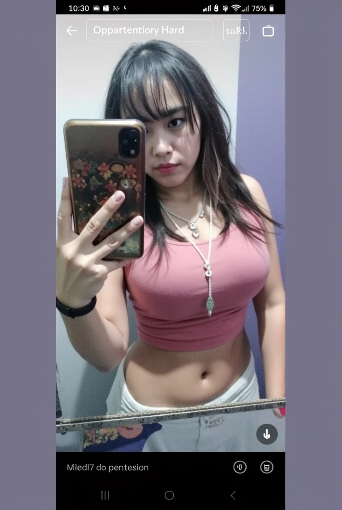 There's a woman in a pink bikini top and blue shorts, Garota sexy, Seios grandes, bunda grande, corpo oleoso, corpo molhado, Ayahausca, Latim, 18 anos, 2 2 anos, Seu peito, sexy :8, ungina real, colombiano, 1614572159, beutifull, 21 anos, 2 3 anos, gostoso