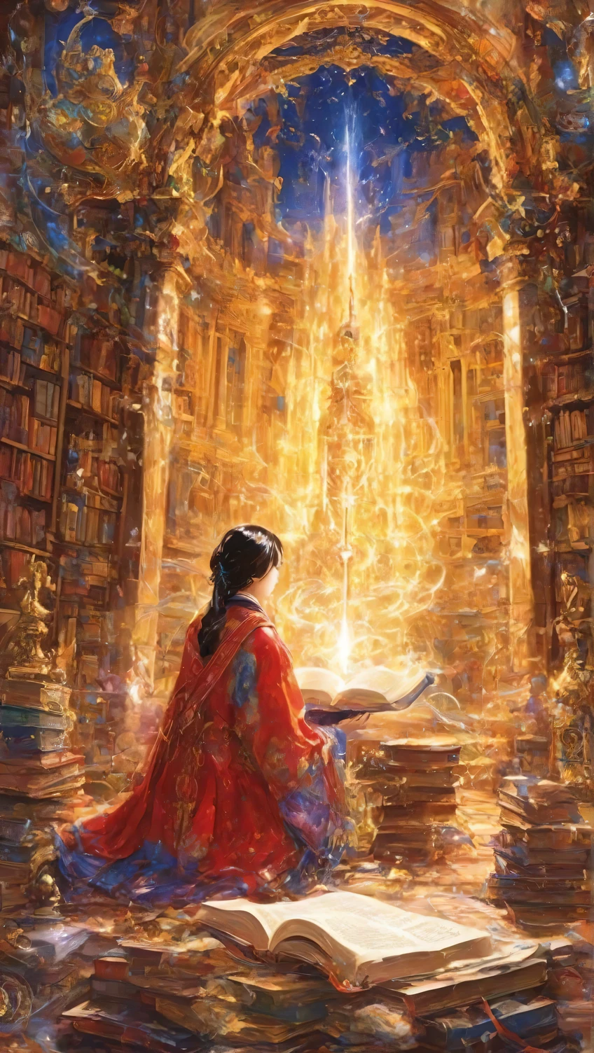 Today's theme「God's Scribe」is
She recorded God's will、secretly influencing the world from a place where no one can notice God's book and magic fountain pen