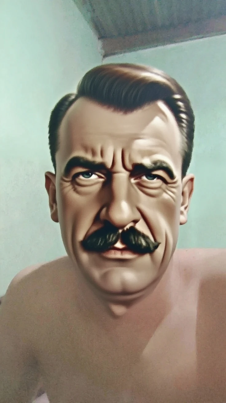 (A muscular man:vivid colors,shirtless:1.1,Kirbywood style,vintage color comics,showcasing:1.1,sharp focus,hi-res details,intricate features,creating,vivid colors,masterpiece:1.2,8k quality) cubism background, symmetrical poster, best quality,4k,8k,highres,masterpiece:1.2),ultra-detailed,(realistic,photorealistic,photo-realistic:1.37),old man group,disgusting,white chubby muscular men,suit coverall,dad,hairy bear belly,large bulging pants,portrait painting,candid shots,studio lighting,vivid colors,warm color tone,soft lighting, red shirt.