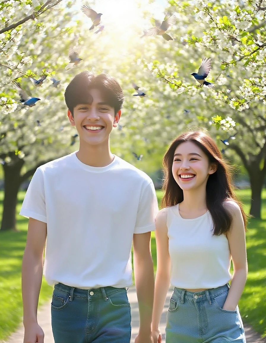 Young Korean couple