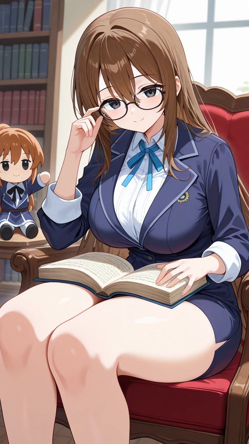 Librarian, Porn, Naked, spread legs, Ahegao, hentai, cum, spread pussy,