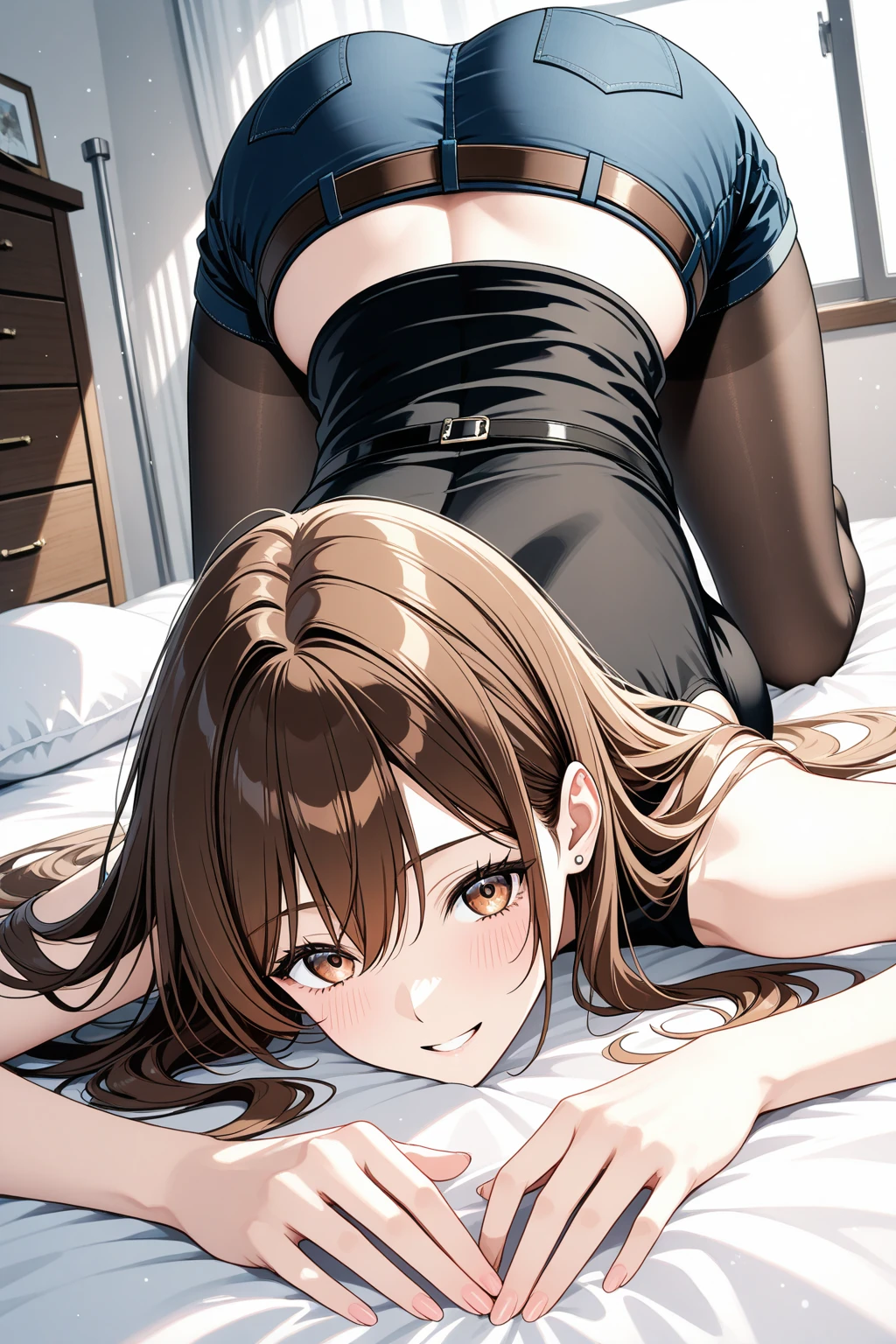 Kyouka Tachibana - Tachibana-san-chi no Dansei Jijou Matome Ban - PonyXL 1milf, mature female, mothely, seductive fat body, Detailed female body, brown hair, (Flowing hair:1.2), wet skin, basement, indoor room, hands bound behind, dripping wet, low light, topless, ripped leggings, feet, knees up, negative_hand, damsel, distressed, bare shoulder, tape gag, lying sideway on the concrete floor, 1boy, boy fingering girl, forced orgasm, forced fingering, pussy, drool, cum line, dripping vagina, cum dripping, vaginal penetration, cum dripping from pussy,