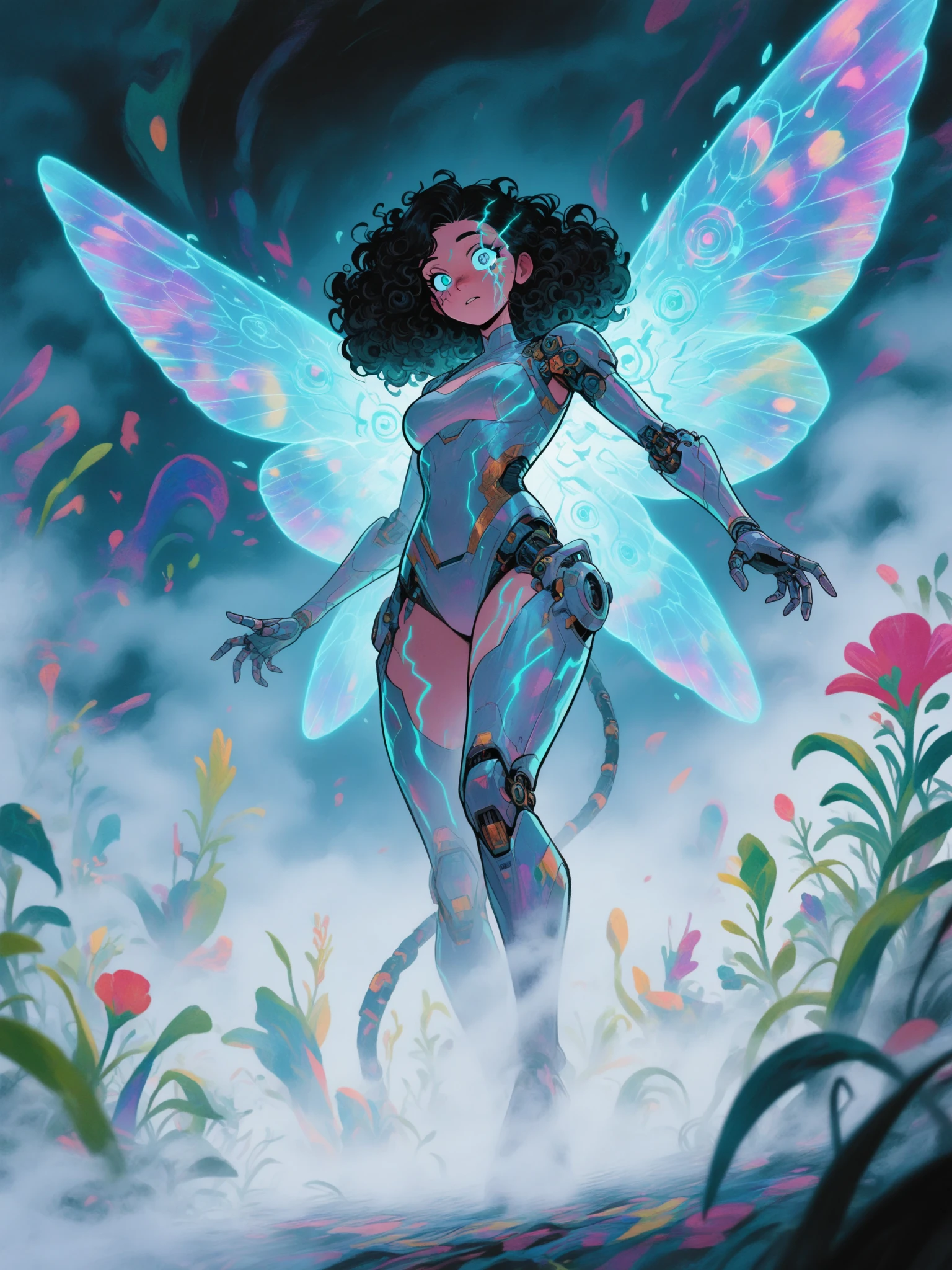 teenager, slutty outfit, short dress, dancing, summer time, festival, (dark skin:1.2), (blue hair:1.1), (fairy wings:1.3),
nsfw, cute, sexy, athletic, slim, slender, small breasts,
BREAK
8k, best quality, high detail, extremely detailed, absurdres, masterpiece,