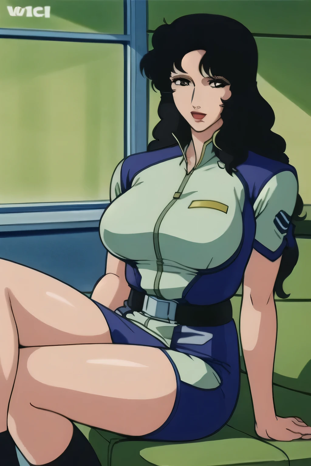 Faye Valentine,green eyes,retro artstyle,1990s (style),masterpiece,oldest <lora:Faye:0.7>