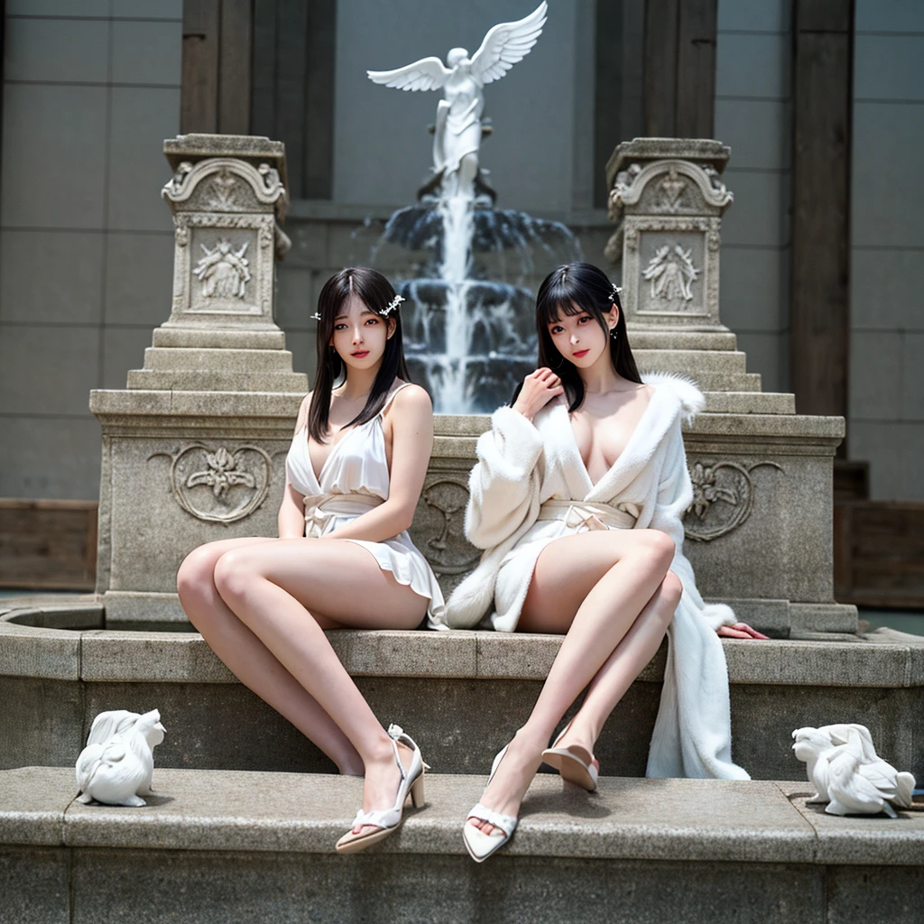 ((masterpiece:1.4)、(top-quality:1.4)、(reallistic:1.7))、Beautiful girl strolling in the garden of an ancient city、Sexy Daughter、Super beautiful girl、1girl in:1.4、Dress like a queen、Glossy luxury latex、Luxury Latex Bodysuit、By Luis Royo、age19、Super Ultra Ultra Bikini、Outstanding style、Slender Abs、beauty legs、Beautiful ass、A detailed eye、beautidful eyes、Raw photo、red-lips、Red high heels、a choker、a necklace、耳Nipple Ring、Ancient City Kingdom Royal Palace Room