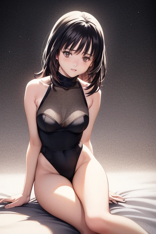 anime, estilo anime de mujer realista, (aegyo sal: 1), 18 years old girl, (blazer gris, cinta, minifalda plegada, calcetines, uniforme de escuela privada: 1.2), aula de secundaria, hermoso detalle en los ojos, (eye size: 3/4) luz en la cara, ((foto de cuerpo completo: 1.2)), luz especialmente fuerte, (ojos superiores, sonrisa sonriente: 1.2), piel brillante, (((cabello negro, cabello bob: 1.2))), (muslos gruesos), ulzzang-6500-v1.1: 0.2, bashful, (flash: 1.2), NSFW , (hinchado), ((postura seductora: 1.2, atractivo: 1.2)), (inactivo), (sentado en un escritorio en el aula: 1.2)), ((good anatomy: 1.2)), ((aula brillante y refrescante, fondo borroso: 1.2)), cara perfecta, cara linda y simetrica, (High Angle Shot: 1.2)s., Natural side lighting, ((8k, fotos RAW, calidad superior, obras maestras), High Definition RAW color photos professional close-up photos, (realista, fotorrealismo: 1.37), (highest quality), (mejores sombras), (mejores ilustraciones), Clavicles ((grandes)), ((erotic, sexy, ultra-high-resolution, 8K HD Unified CG Wallpapers, Physical representation, movie lighting), Canon EOS R50 camera 50mm lens