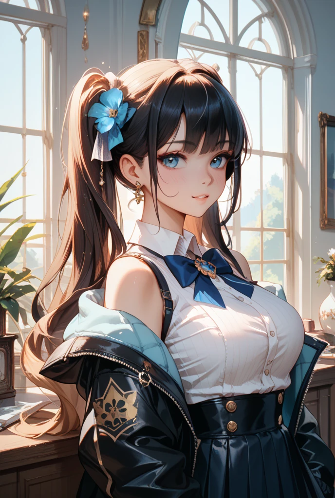 (masterpiece:1.2, highest quality), (realistic, photorealistic:1.4), beautiful illustrations, (natural side lighting, movie lighting),
looking at the viewer, Upper body, (Front view), 1 girl, perfect face, Cute symmetrical face, shiny skin, baby face, long eyelashes, (large breasts), wide hips,blonde,shortcut,
beautiful hair, beautiful face, fine and beautiful eyes, beautiful body, beautiful breasts, beautiful thighs, beautiful feet, beautiful fingers,1girl, solo, long hair, (twintails:1.5), red hair, yellow eyes, shaped stars pupils, cute face, expressive face, happy, beautiful detailed eyes, beautiful dress, light ray,(side boob dress:1.5),(underlim glasses:1.5)
