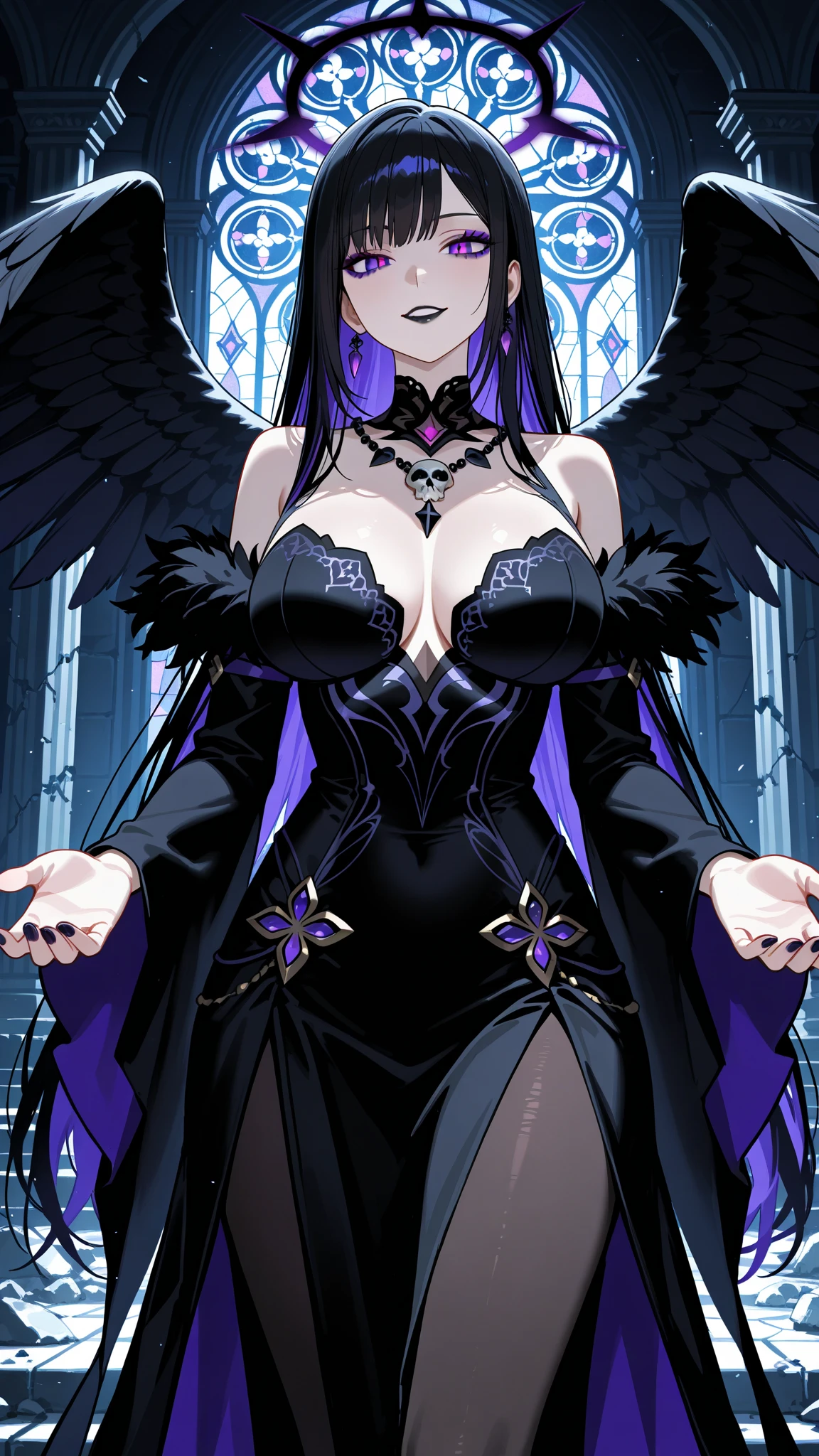 Unleash the power of an infernal sorceress, a beautiful female demon adept in dark magic. Adorned in intricate and elaborate robes, she commands the forces of the underworld with an air of regal authority. Her eyes emit an otherworldly glow, reflecting her proficiency in ancient and forbidden arts. (Infernal sorceress, Elaborate robes, Dark magic), (Mystical aura:1.4), (Intricate details:1.2), (Photorealistic:1.2), (Regal, Powerful, Mystical), inspired by the arcane imagery of dark sorceresses and the ominous beauty of infernal enchantresses,(((milf))), <lora:Aurora_Eminence_Shadow-KK77-V1:0.6>