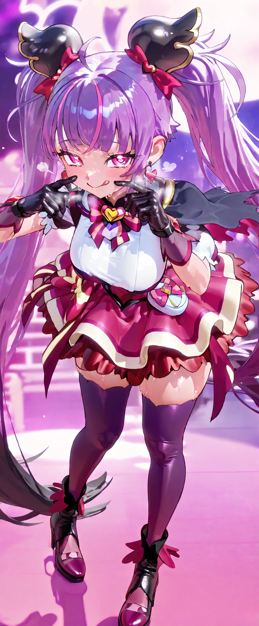 (nsfw1.5),masutepiece, Best Quality, up looking_で_viewer, Depth_in the_field, Smile, From below, 
1girl in, Cure Happy, low twintails, feathers hair ornament, Skirt, tiarra, Wrist cuffs, Pink shorts, Shorts under skirt,1Girl,(creampie　vagina),(Torn and tattered clothes 1.2),(Acme Face 1.3),(perfect　Cure Happy　fate1.3),(open　mouth,Shedding tears),(wet　vagina),(Torn and tattered costume 2.0),(Cure Happy  with cute loli face1.4),(RAW　Focus 1.5),(mazoshisu　is cure happy 1.2),(vivid details of vagina 1.5),(Lower breast 1.5),(Transverse breast 1.5),