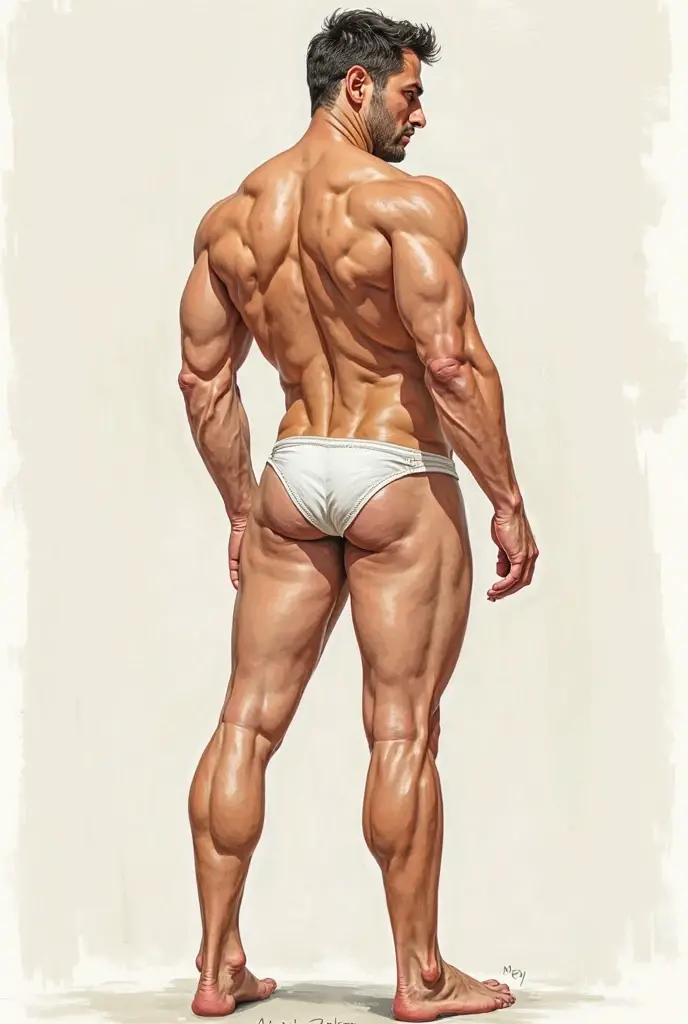 a naked man