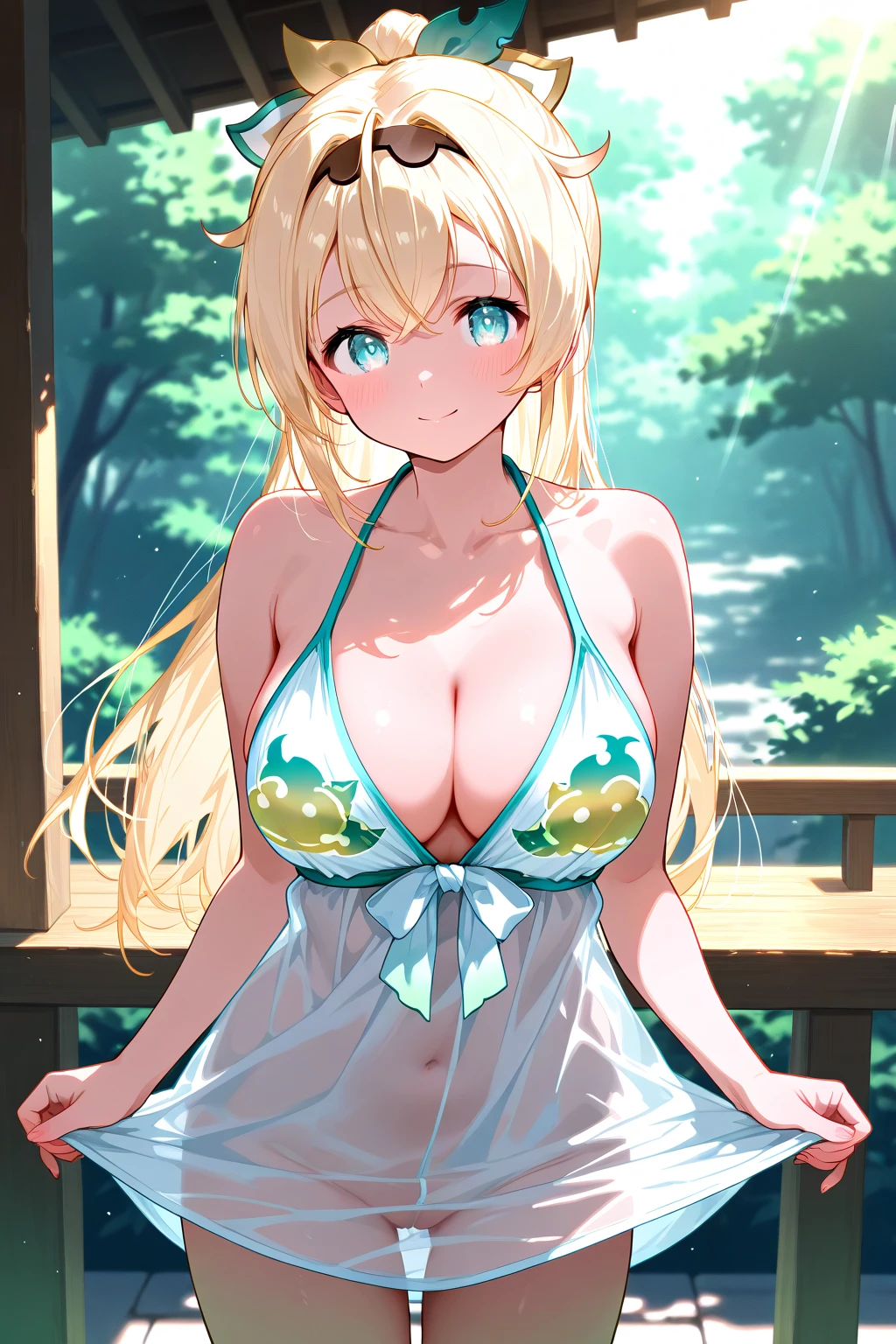 (8k, Highest quality, masterpiece:1.2),cute,cute女の子たち,Couple girls,2 people,kissをする,mesugaki,Fantasy_world,kiss,Open-air bath,White liquid