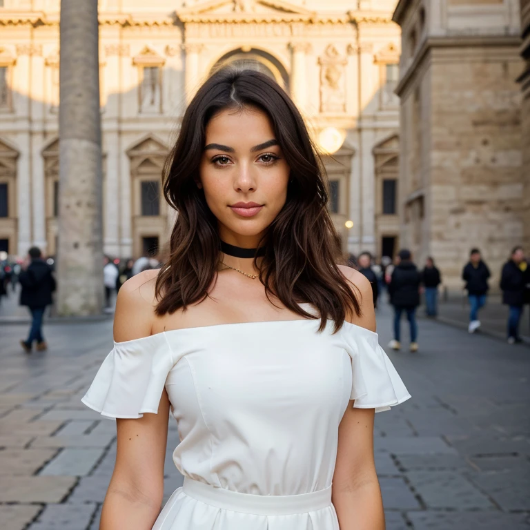 title: "Tina Douthit: Elegancia urbana"

Description:
Embark on a trip to the urban charm of Tina Douthit, a 24-year-old epitome of gracia and poise, en esta imagen de portada hiperrealista y centrada. With her medium-length blonde hair framing a face of incomparable symmetry., sus ojos color avellana reflejan la luz circundante con un brillo cautivador, enhancing the hypnotic depth of his confident and serene gaze.

Against the backdrop of the bustling cityscape of Paris, Tina se mantiene firme con una seguridad inquebrantable., radiating an aura of sophistication and charm. Adornada con un exquisito vestido rojo que cubre elegantemente su figura perfecta., ella exuda un aire de encanto y refinamiento atemporales. Su sonrisa, tinted with a subtle touch of superiority, adds an intriguing charm to your personality, as she effortlessly commands attention and dominates the space around her with her magnetic presence.

Captured in a cinematic scene that transcends reality., Every detail of Tina's outfit and surroundings is meticulously rendered in high-quality 3D., from the intricate folds of her dress to the subtle nuances of her expression. The impeccable composition and attention to detail create an image of fascinating realism., ready to captivate the imagination of all who contemplate it.

This hyper-realistic portrait of Tina Douthit epitomizes elegance and sophistication amidst the vibrant backdrop of urban Paris.. Her impeccable model figure and confident demeanor elevate her to the status of a modern icon.., simbolizando la belleza, gracia, y empoderamiento. While you are in the middle of the emblematic places of Paris, Tina embodies the epitome of urban elegance., ready to conquer hearts and inspire admiration wherever she goes.

For ultra HD modeling photo with blurred background and hyper-realistic feel, Tina Douthit's image would be improved di