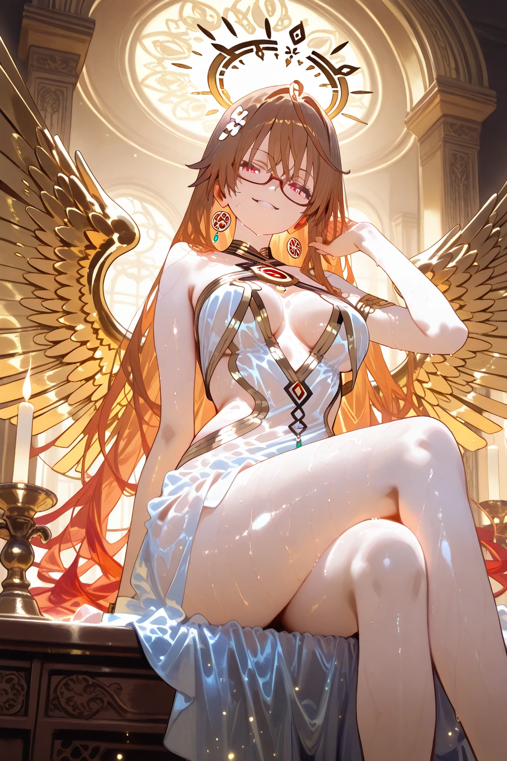 realistic illumination,top Quority,Resolution of 8K,tmasterpiece:1.3,Clear focus:1.2,1个Giant Breast Girl,delicated face,二重まぶた,largeeyes,Sexy expression,Perfect anatomical physique,Beautiful Women with Perfect Figure:1.6,Big breasted 1.7,long and dark brown hair,Bigchest:1.8,Armor,Long knives,magia,exteriors,during night:1.1,1080p,hyper HD,textureskin,super detailing,best qualtiy,high detal,high high quality