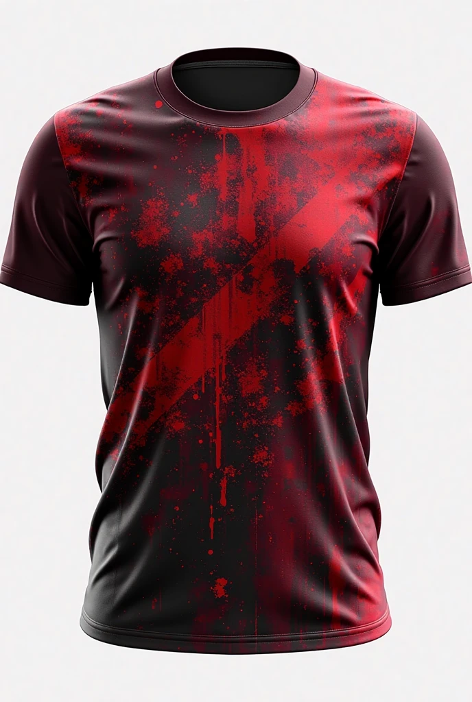 jersey template mockup stone grunge abstract design for football soccer, racing, gaming, run, red color
