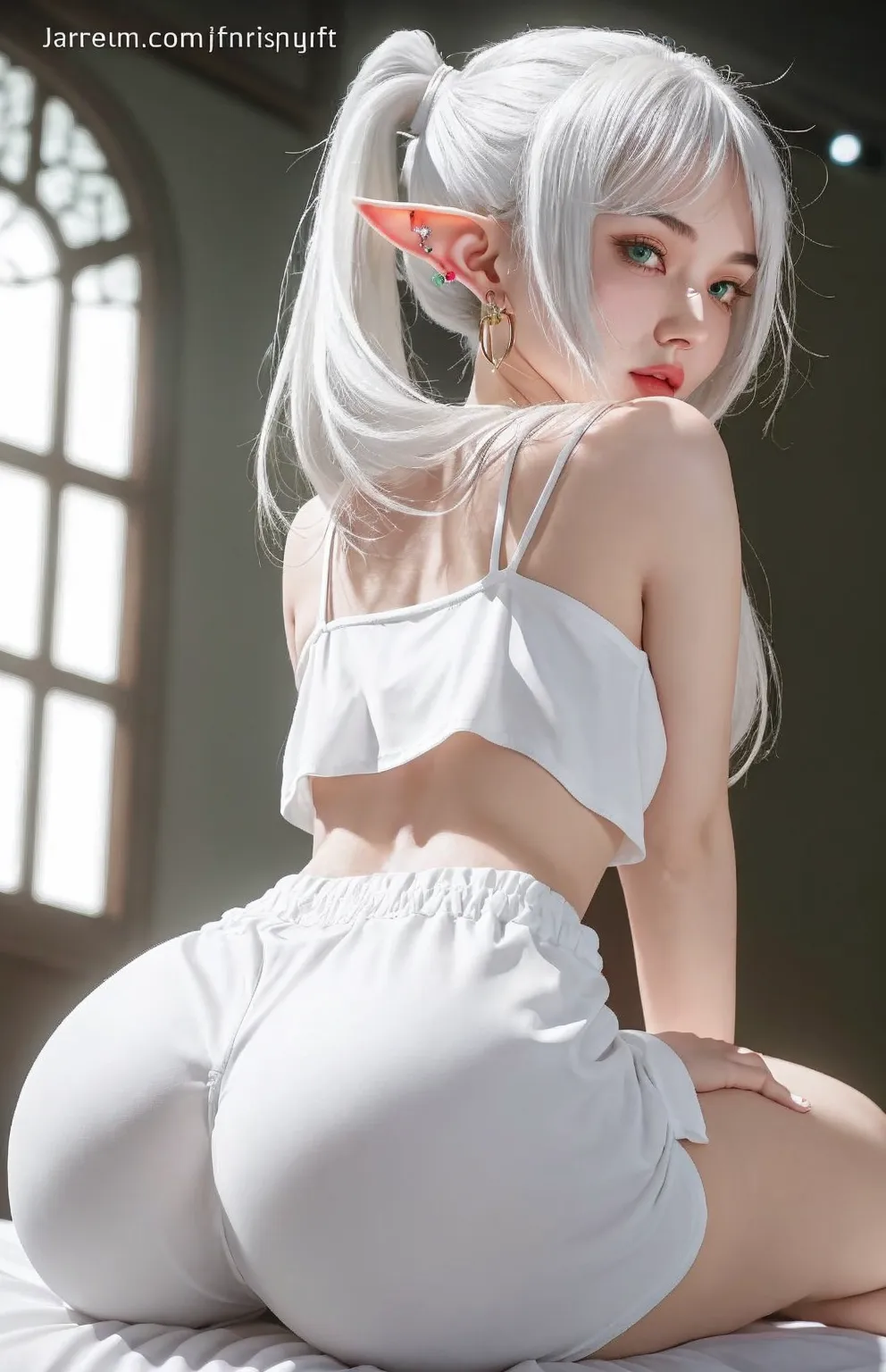 (photorealistic:1.4), best quality, masterpiece, ultra high res, 1girl, (detailed face:1.2), (detailed eyes:1.2), (detailed hair:1.2), (detailed clothes:1.2), 4k, (detailed color:1.2), Ultra detail texture, ulta detail, ultra hight, realistic, 16k, selena (/mobile legends bang-bang/), perfect body, bobs, full body, 1 woman, bokeh, detail eyes, detail face, White hair, scarf