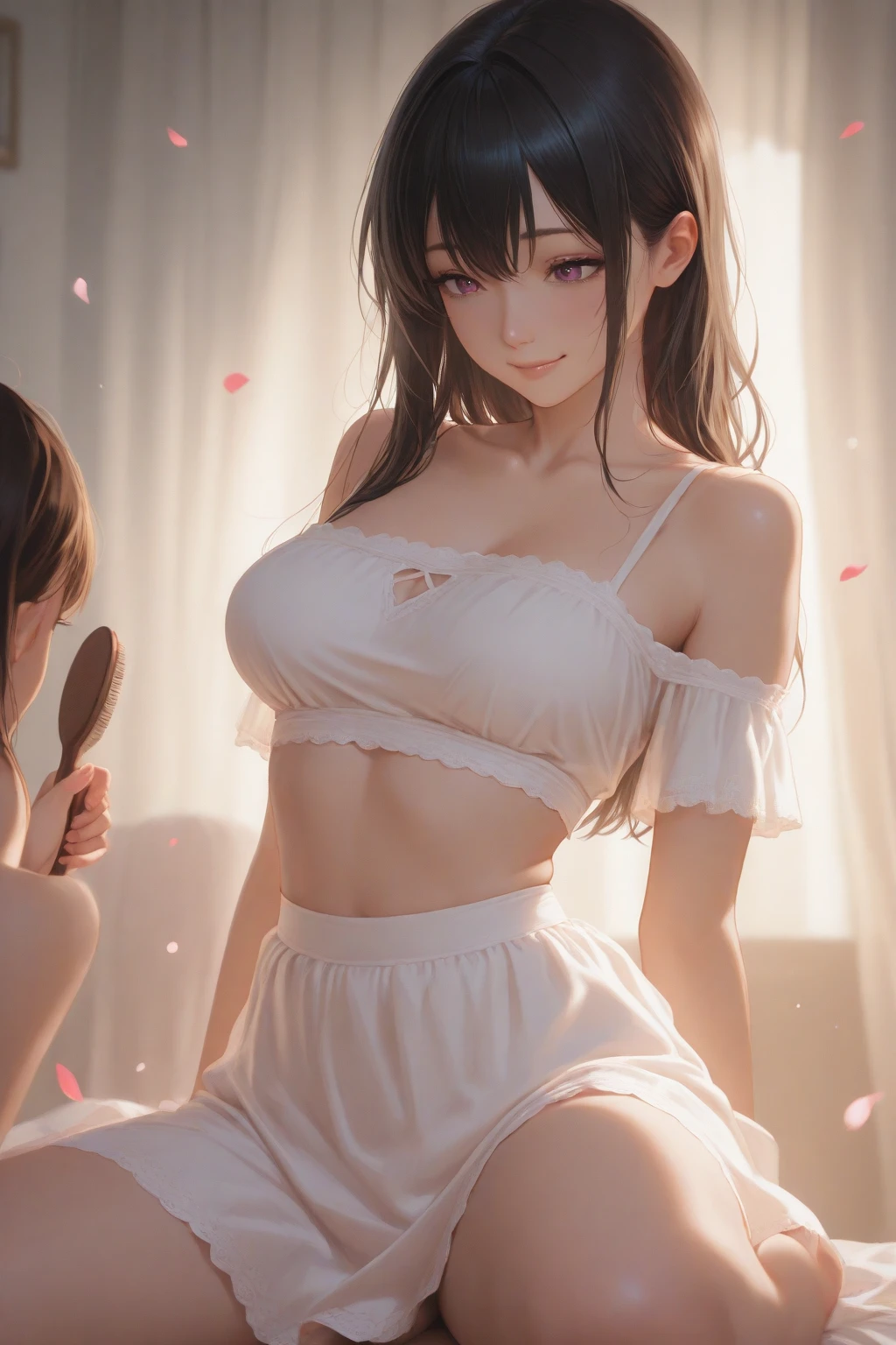 (((masterpiece))),(((High resolution)))、(((8K)))、(((perfect face)))、(((beauty of japan)))、40 years old、(((beautiful face))), (((camisole))), ((one peice)), embarrassed look, look at the camera, top quality eyes, detailed texture, look at the camera, standing, all body, big tits, (((Girl masturbating)))
,camel toe, นั่งชันเข่า, กางขาเล็กน้อย, กางเกงในสีขาว, เปียก,