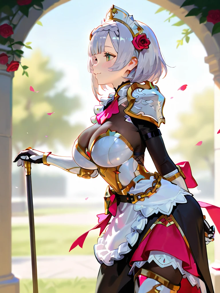 [noelledef]:1.5,((masterpiece,highest quality,Detailed images,Beautiful images))1.4(noelle images、Bob Hair、church、Cathedral、The wind is blowing、Bright lighting overall、Backlight、A fantastic atmosphere、Thick Fog)1.1(Beautiful body lines、Beautiful cleavage)
