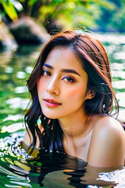 A fantasy jungle girl with detailed leaves covering her large breasts and hairy pussy, detailed woodsy forest background, lush foliage, golden hour lighting, vibrant colors, highly detailed, photorealistic, (best quality,4k,8k,highres,masterpiece:1.2),ultra-detailed,(realistic,photorealistic,photo-realistic:1.37)