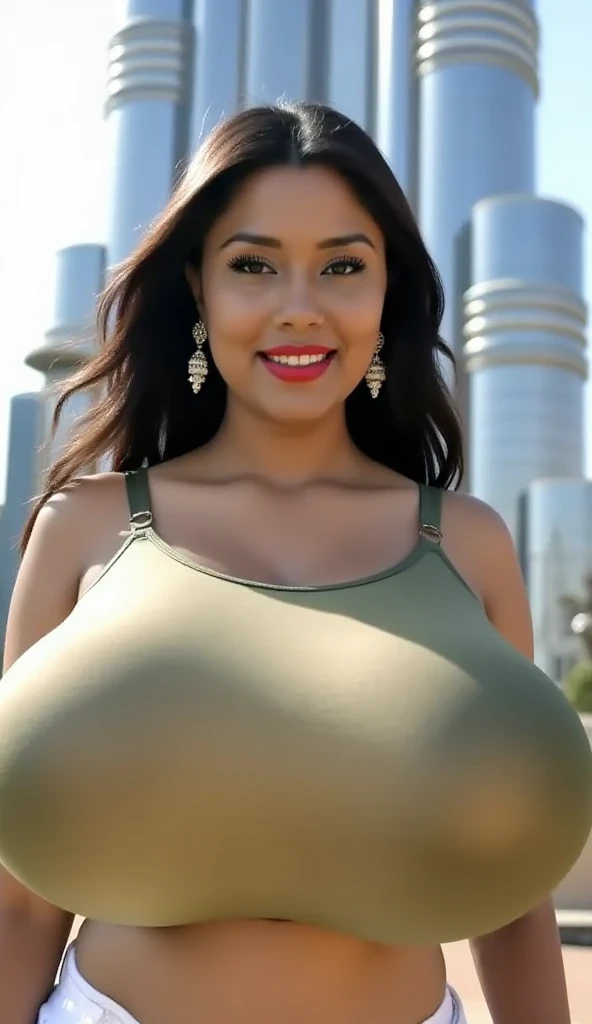 (Top quality),8K,(Masterpiece:1.3),(1 girl:1.3),perfect figure beautiful woman:1.4, (Layered Hair Style, big tit:1.4), ((view the viewer)), (Big smile:1.2)，Realistic,high resolution,Highly detailed face and skin texture, Realistic faces, Original photo, ((Beautiful faces:1.5)) ,Pretty Korean girl, Kpop idol，Perfect body proportions,Whitens skin, Shiny skin, ((narrow waist:1.2)), (small ass), (very slim slim well-muscled body:1.24), ((Ultra-detailed face)),The attention to detail,Double eyelids,Eyeshadow strengthening,Eye of detail,Professional lighting,Cinematic lighting, (Focus sharp), (((Sporty style))), ((Light, Brightly colored clothing)),((Brightly colored T-shirt，Short mini skirt)), ((Lively,Active,vivaciousness)), ((Panties)), ((Exposing thighs)), (Erotic:1.3), (((Short skirt that wraps around the hips)))，On the street, curvy body, plump body, huge big ass, thick body, curvy body type, voluptuous body type, busty body type, thick body type, big chest, big
