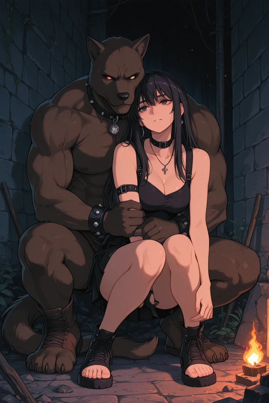 NSFW,masterpiece,Highest quality,High resolution,Very detailed,woman,Beastman,Animal Ears,tail,Sharp Eye,tooth,Double teeth,Leather Collar,Settlement,Inside the house,Sitting,Estrus,Lustful face,(Squirting),(Ahegao),Drooling,Wet,Trembling,(slave),(training),(merchandise),auction,Human trafficking,Sexual treatment,(Have sex),(Falling into Pleasure),Admired,(Orgy),Spread your legs,hug,(Squirting),insert