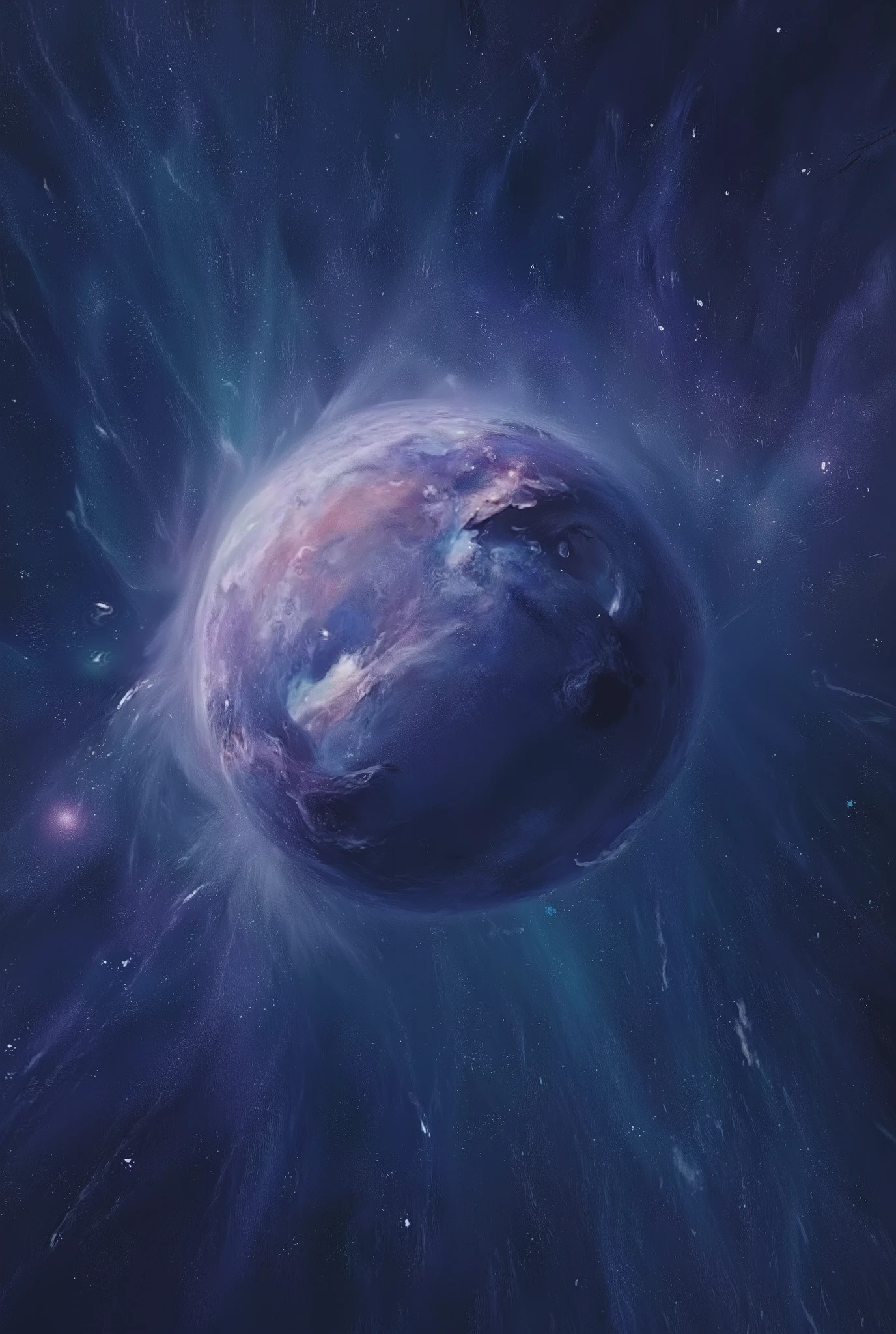 Starry Night, In the deep space, the planet